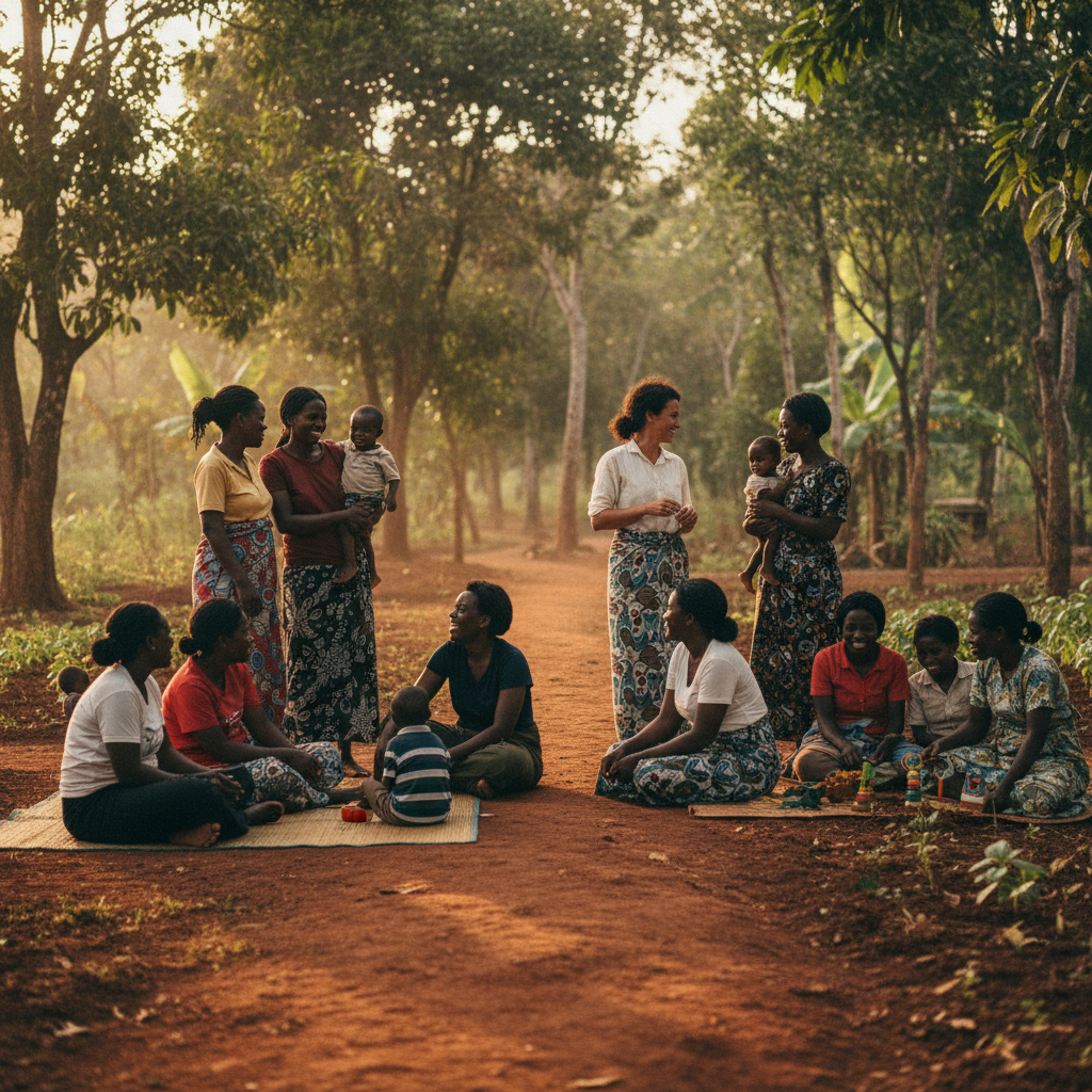 Women serving in community around the world