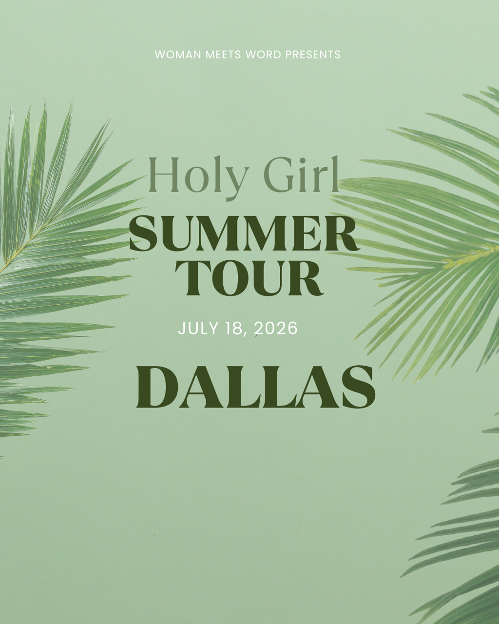 DALLAS, TX (JULY 18TH)
