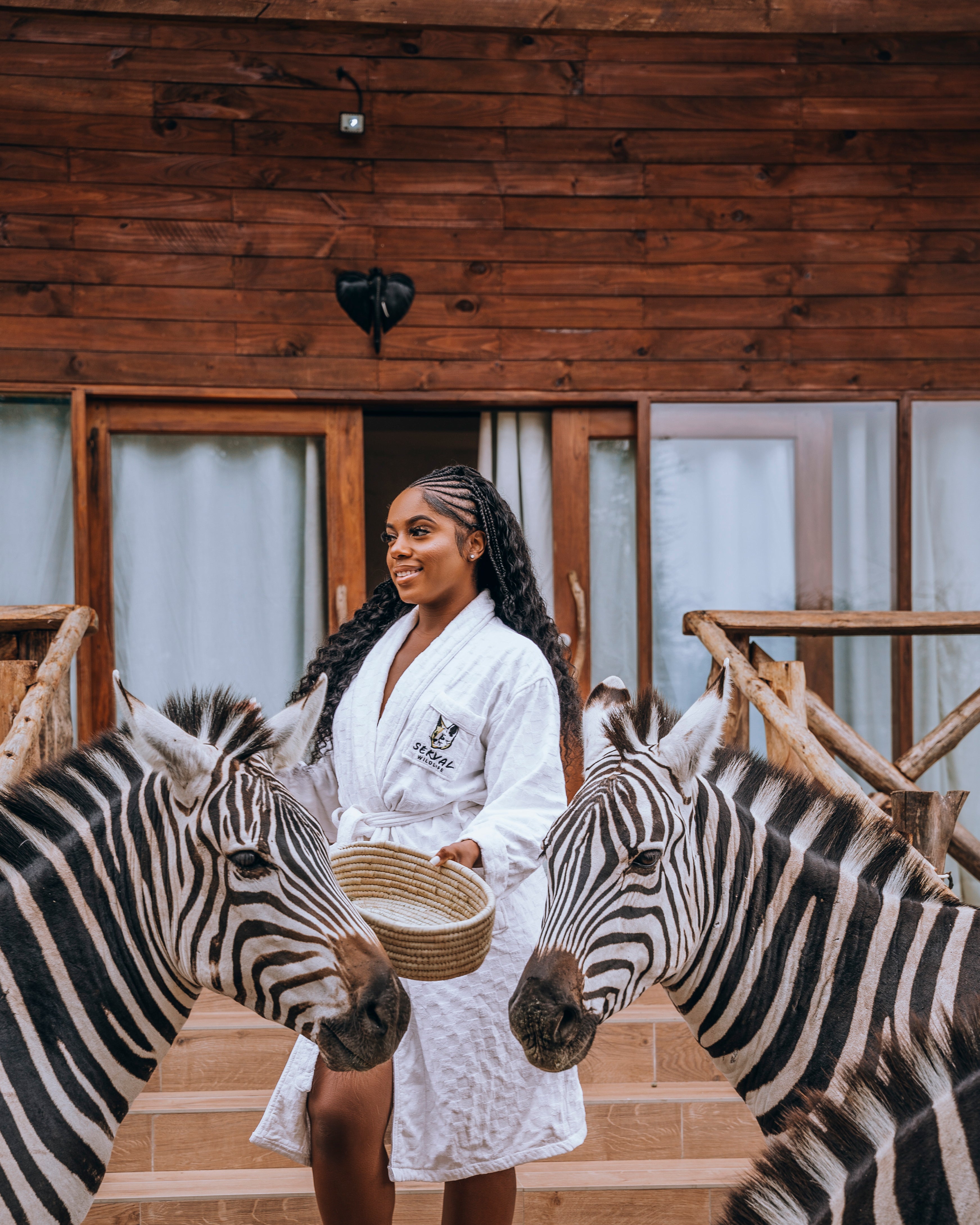 Woman Meets Word Signature Robe